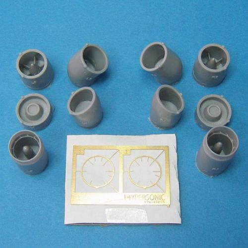EA-6B Prowler Exhaust (for Kinetic, Italeri)